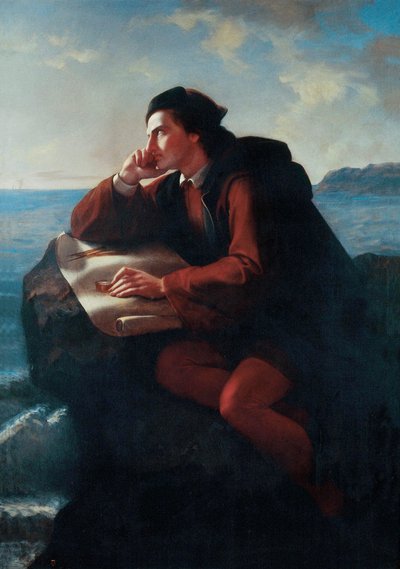 Espagnol : Inspiración de Cristóbal Colón Inspiration de Christopher Columbus - José María Obregón