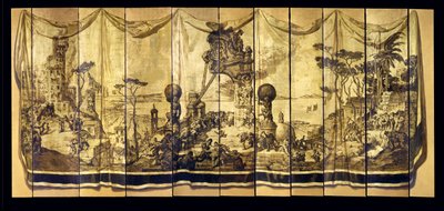 Vision Méditerranéenne, paravent à onze feuilles, vers 1925 - Jose Maria Sert y Badia