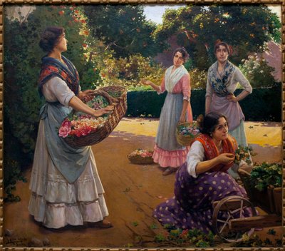 Fleuristes dans le parc de Maria Luisa - Jose Rico y Cejudo