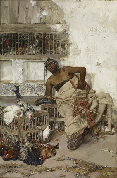 Marché de la volaille, Tanger, c.1881 - Jose Villegas Cordero