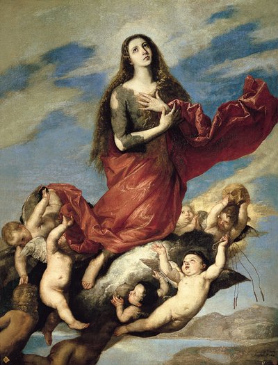 Marie Madeleine emportée au ciel - Jose de Ribera