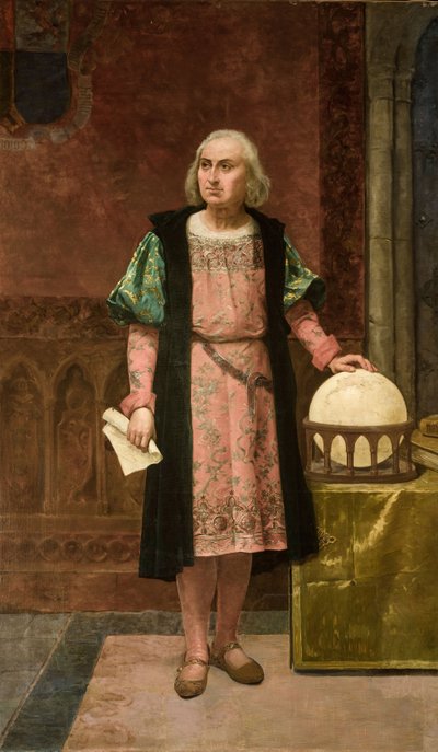 Portrait de Christophe Colomb - Jose de la Vega Marrugal