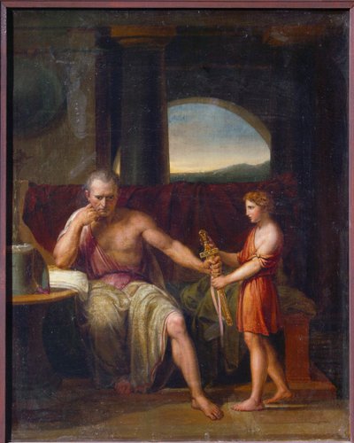 Marcus Porcius Cato Uticensis - Josef Abel