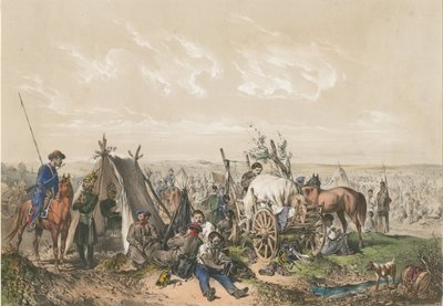 Une scène de la guerre d
