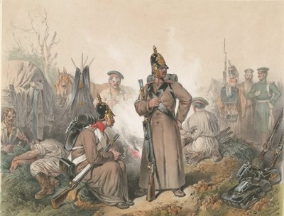 Une scène de la guerre d