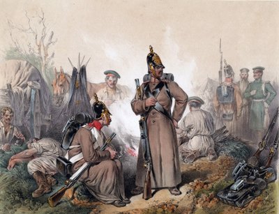 Une scène de la guerre d
