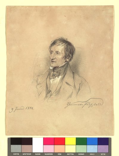 Joseph von Hammer (1774-1856), diplomate, orientaliste - Josef Danhauser