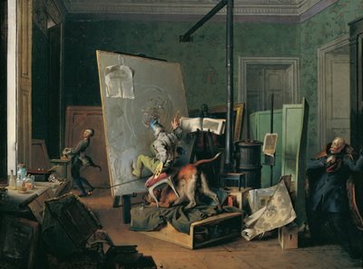 Scène comique dans l