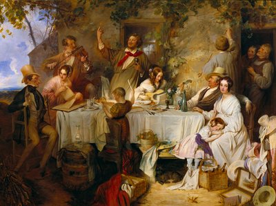 Vin, femme et chant - Josef Danhauser