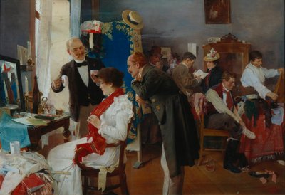 Dans la salle de bain, fin du XIXe siècle - Josef Douba