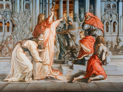 A2_Exodus_05_Bâtons en serpents - Josef Johann Michel