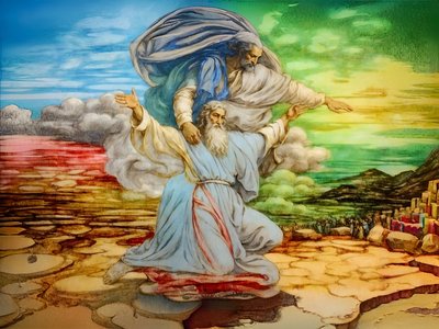 A2_Exodus_21_Moïse voit la Terre Promise - Josef Johann Michel
