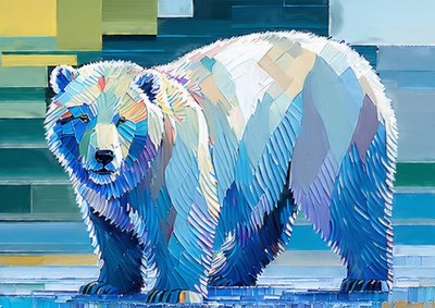 Animaux : ours polaire 1 - Josef Johann Michel