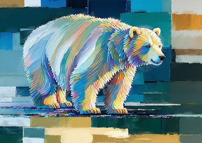 Animaux : ours polaire 2 - Josef Johann Michel
