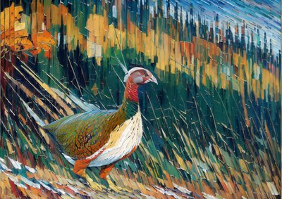 Animaux : Faisan 1 - Josef Johann Michel