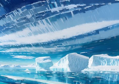 Dérive de glace et icebergs Antarctique 01 - Josef Johann Michel