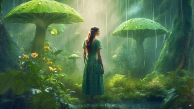 Monde de la forêt tropicale onirique - Josef Johann Michel