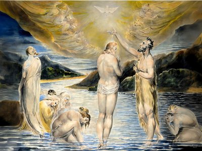 Die Taufe Christi - Josef Johann Michel