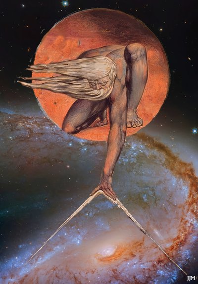 JJM-recreate: Blake-W_Der Alte der Tage+JWST - Josef Johann Michel