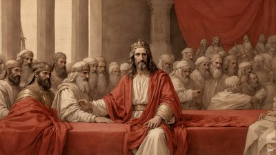 Jésus devant Pilate sur le siège du juge - Josef Johann Michel