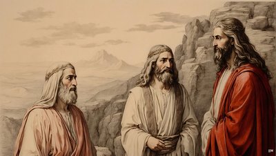 Transfiguration de Jésus avec Moïse et Élie - Josef Johann Michel