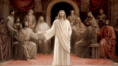 Jésus apparaît aux disciples (01) - Josef Johann Michel
