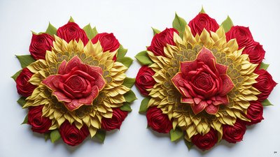 mandala: éléments de rose_02 - Josef Johann Michel