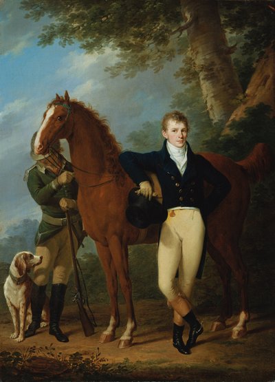 Le fondeur de cloches Johann Caspar Hofbauer avec cheval et chasseur - Josef Kreutzinger