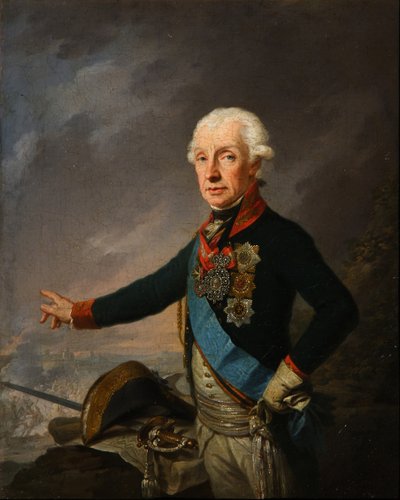 Portrait du maréchal généralissime Prince Alexandre Souvorov 1729-1800, 1799 - Josef Kreuzinger