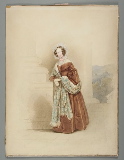 Adelajda Marianna comtesse Stadion von Warthausen (1804-1885), Karolowa Lanckorońska z Brzezia - Josef Kriehuber