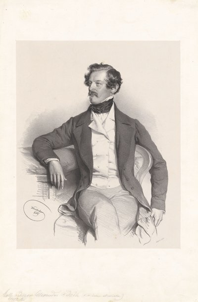 Alexander baron von Bach (1813-1893), juriste, homme politique - Josef Kriehuber