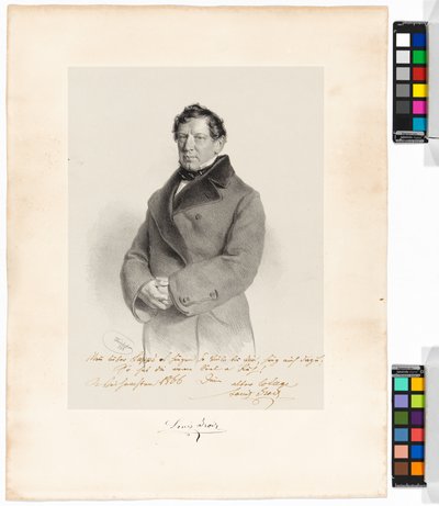 Alois (Louis) Grois (1809-1874), chanteur, acteur - Josef Kriehuber
