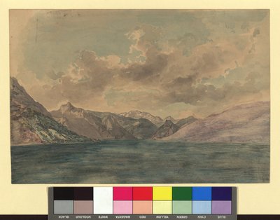 Le lac de Traun - Josef Kriehuber
