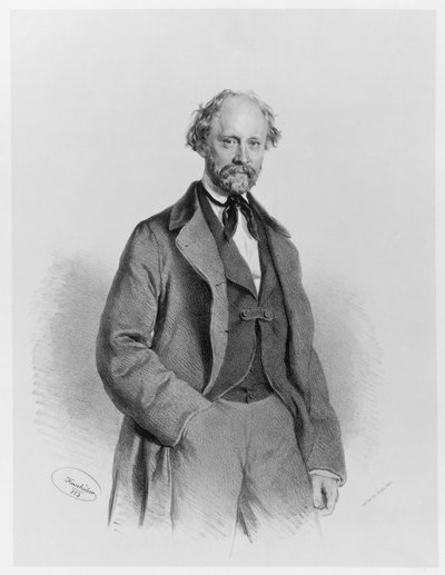 Friedrich Hebbel - Josef Kriehuber