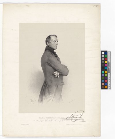 Karl Ludwig, baron von Bruck - Josef Kriehuber