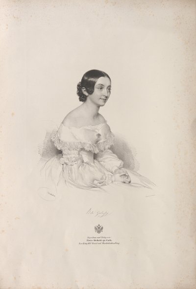 Portrait de la chanteuse d