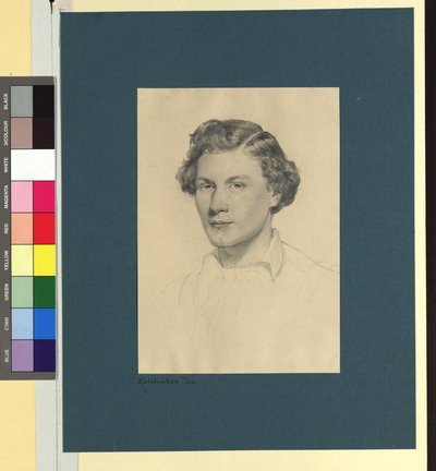 Jeune homme inconnu - Josef Kriehuber