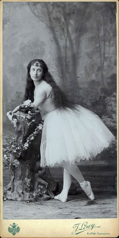 Luigia Cerale en Giselle, vers 1880. - Josef Löwy