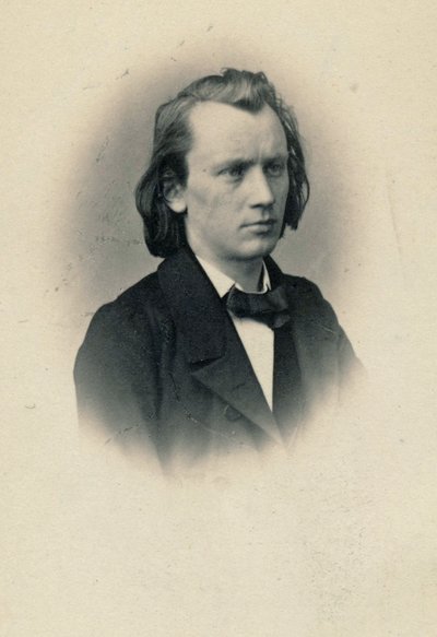 Portrait du compositeur Johannes Brahms 1833-1897, vers 1863 - Josef Löwy