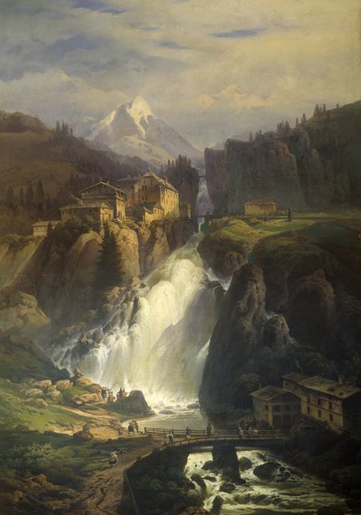 Vue de Bad Gastein - Josef Matěj Navrátil
