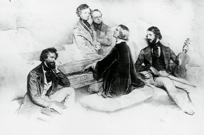 Matinée chez Liszt - Josef Nikolaus Kriehuber
