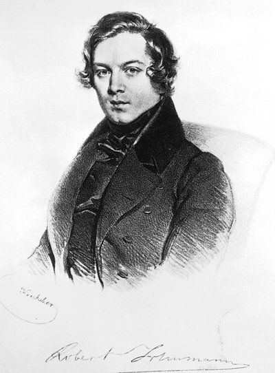 Portrait de Robert Alexander Schumann - Josef Nikolaus Kriehuber