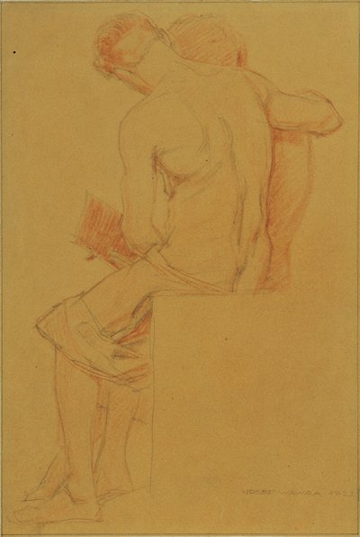 Peintre et modèle - Josef Wawra
