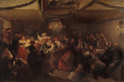 Une fête de mariage à Vingåker, 1857 - Josef Wilhelm Wallander