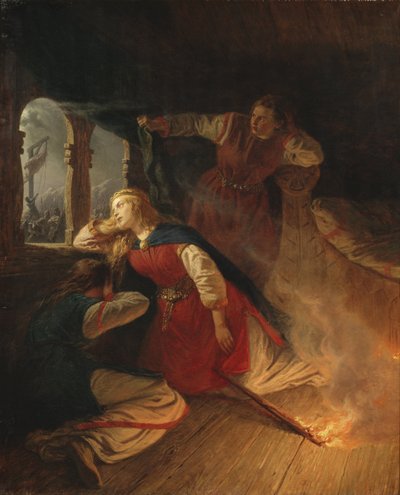 Hagbard et Signy - Josef Wilhelm Wallander