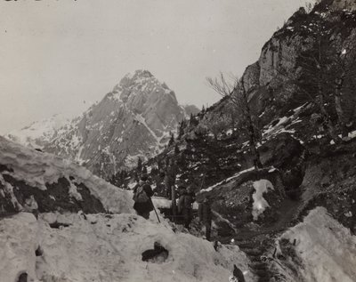 Album "Meine weltkriegs - Erinnerungen South-West Front (Carinthie, Italie, Tyrol du Sud) 31/03/1915-12/11/1918 - Josef Zohles Wien" : Rosskofel (Monte Cavallo) - Josef Zohles