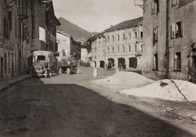 Album "Meine weltkriegs - Erinnerungen South-West Front (Carinthie, Italie, Tyrol du Sud) 31/03/1915-12/11/1918 - Josef Zohles Wien" : place Tolmezzo - Josef Zohles
