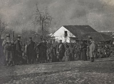 Album "Meine weltkriegs - Erinnerungen South-West Front (Carinthie, Italie, Tyrol du Sud) 31/03/1915-12/11/1918 - Josef Zohles Wien" : prisonniers - Josef Zohles