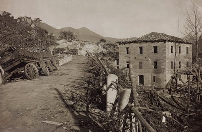 Décombres à Tolmezzo - Josef Zohles