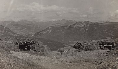 Abris pour canons dans les Alpes - Josef Zohles